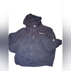 Champion Black Zip-Up Hoodie